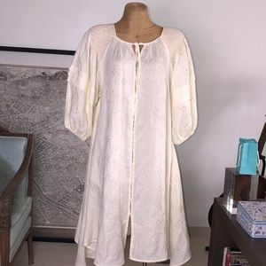 Innika Choo Hugh Smocked Embroidered Size M-L